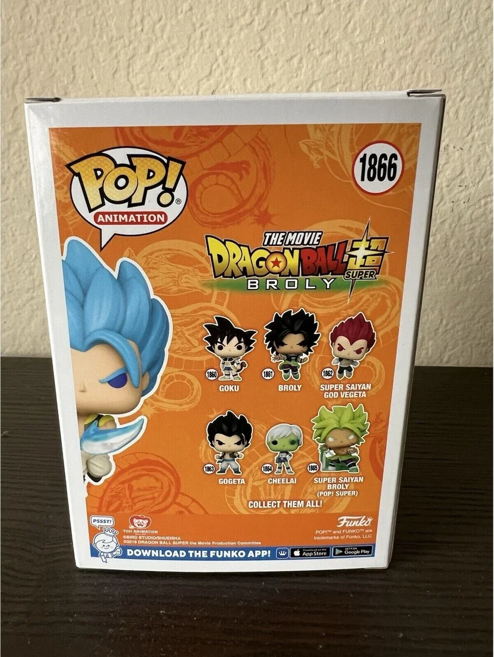 EXCLUSIVE Ssgss Gogeta Dragon Ball Funko Pop #1866 Anime Animation Shop DBZ TV